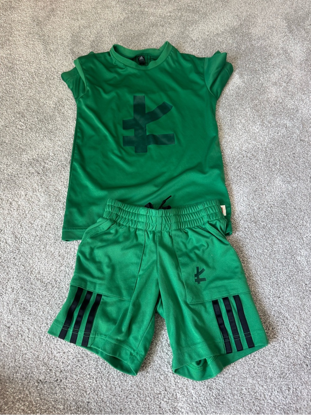 adidas Primegreen Bright Green Boys Athletic Tee